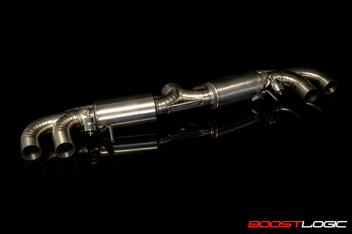 Boost Logic R35 4″ Titanium exhaust Valved Section Upgrade-C-Dub Tech