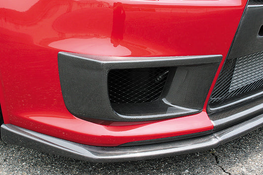 ChargeSpeed Carbon Side Duct Cowl Mitsubishi EVO X 08-12