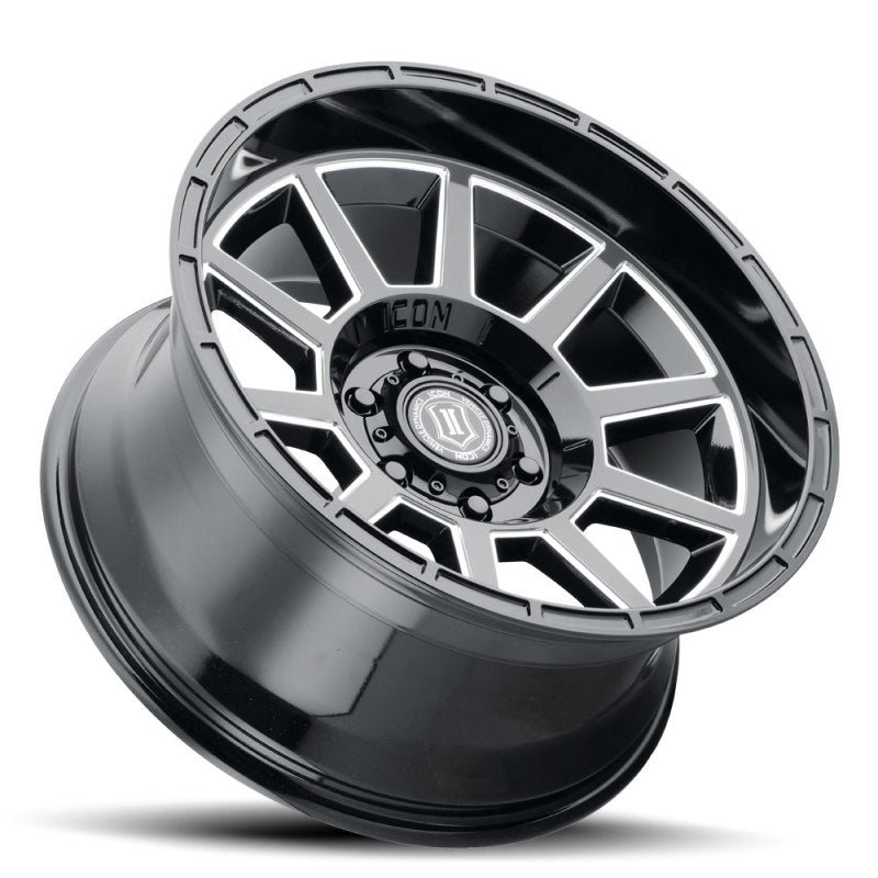 ICON RECOIL GLOSS BLACK MILLED SPOKES