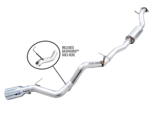 AWE Tuning 2021+ Ford Bronco 0FG Single Rear Exit Exhaust - 3015-22789-C-Dub Tech