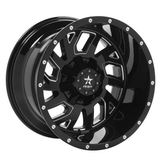 RBP 65R GLOCK GLOSS BLACK MACHINED GROOVES