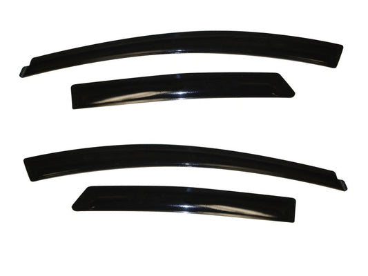AVS 12-18 Ford Focus Ventvisor Outside Mount Window Deflectors 4pc - 94373-C-Dub Tech