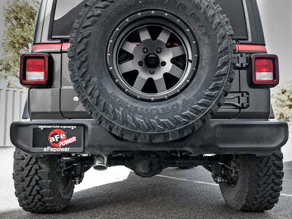 aFe MACH Force-Xp 2.5in Catback High-Tuck Exhaust 18-21 Jeep Wrangler - 49-48065-1P-C-Dub Tech