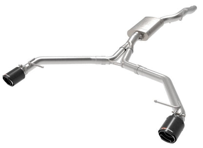 afe MACH Force-Xp 13-16 Audi Allroad L4 SS Axle-Back Exhaust - 49-36437-C