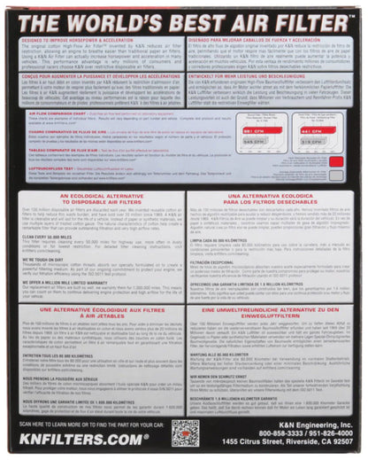 K&N Replacement Air FIlter 18-20 Renault Megane IV 1.8L L4 - 33-3152