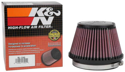 K&N Universal Rubber Filter 5in Flange ID x 6.5in Base - RU-5163