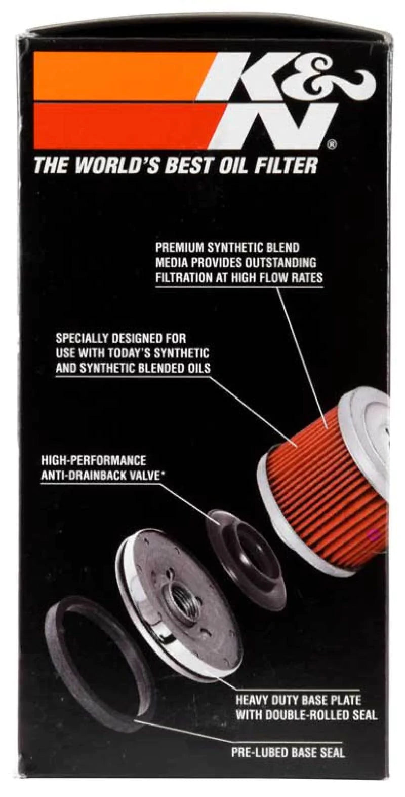 K&N Oil Filter 80-98 Harley Davidson FXB/FXD?FXDB/FXDC/FXDL/FXDS/FXDWG - 3in OD - KN-173C
