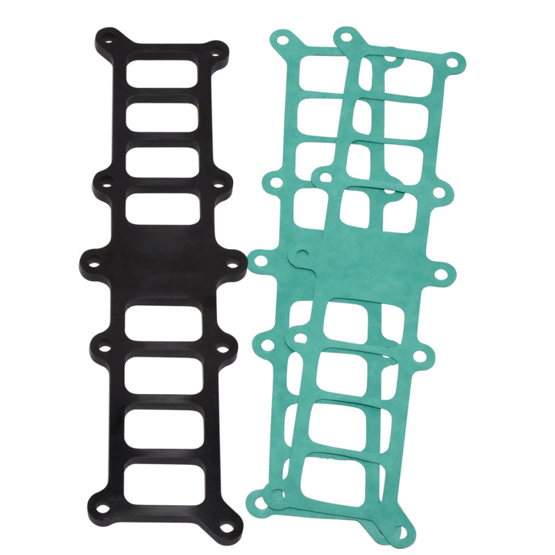 BBK 86-95 Mustang 5.0 Phenolic Manifold Spacer Kit Edlebrock Performer - 1520-C-Dub Tech