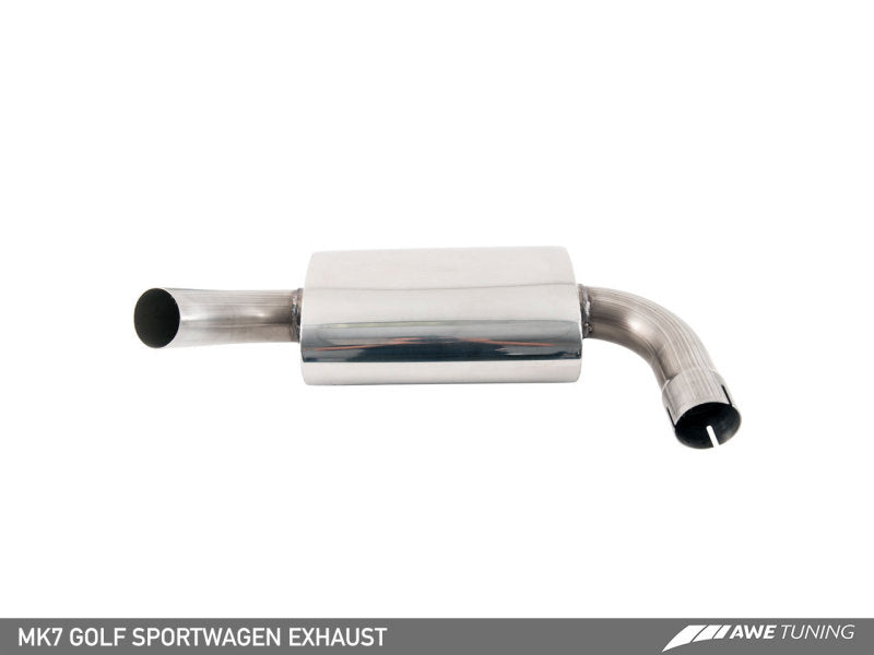AWE Tuning VW MK7 Golf SportWagen Track Edition Exhaust w/Diamond - 3020-23020-C-Dub Tech