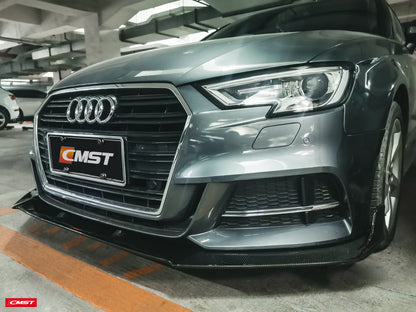 CMST Tuning Carbon Fiber Front Lip for Audi A3 S Line & S3 2017-2020