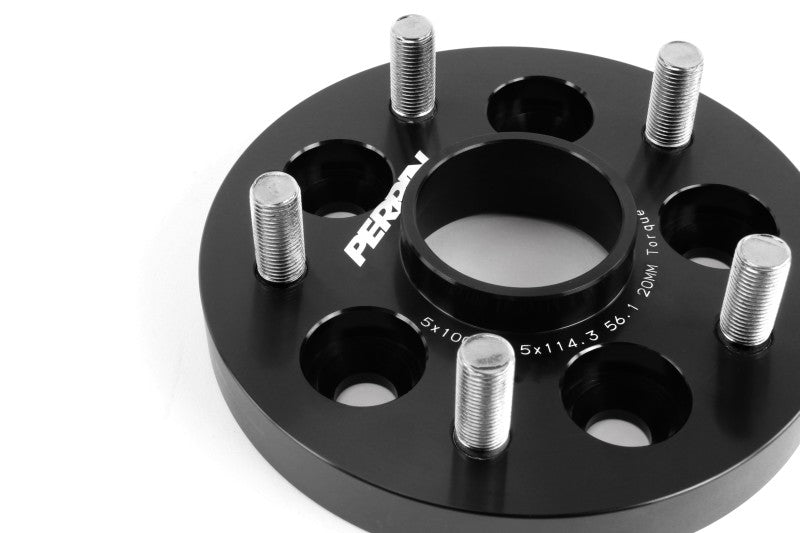 Perrin Wheel Adapter 20mm Bolt-On Type 5x100 to 5x114.3 w/ - PSP-WHL-220BK