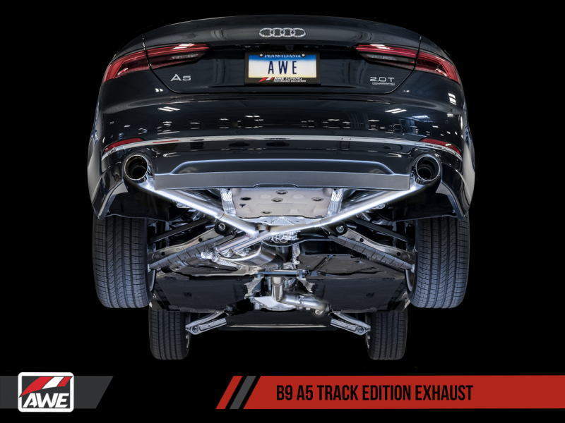 AWE Tuning Audi B9 A5 Track Edition Exhaust Dual Outlet - 3020-33034-C-Dub Tech
