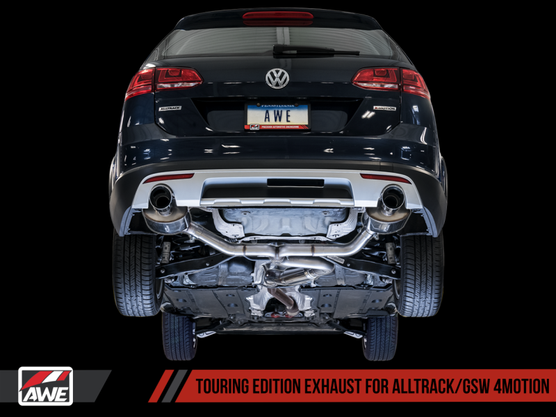 AWE Tuning VW MK7 Golf Alltrack/Sportwagen 4Motion Touring Edition Exhaust - 3015-33098-C-Dub Tech