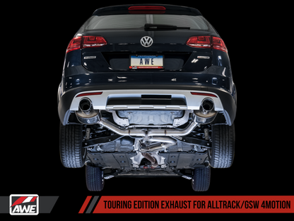 AWE Tuning VW MK7 Golf Alltrack/Sportwagen 4Motion Touring Edition Exhaust - 3015-33098-C-Dub Tech