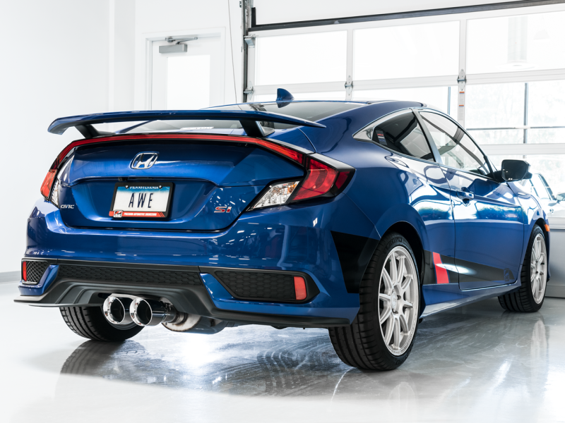 AWE Tuning 2016+ Honda Civic Si Touring Edition Exhaust w/Front - 3015-32108-C-Dub Tech