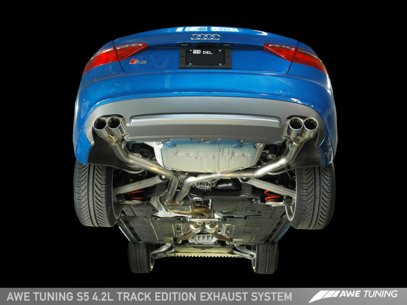 AWE Tuning Audi B8 S5 4.2L Track Edition Exhaust System - 3020-42014-C-Dub Tech