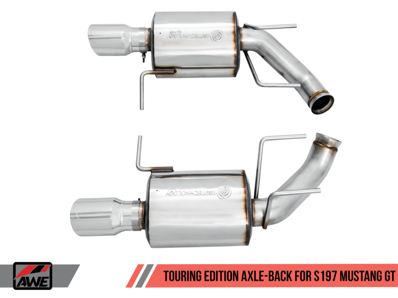 AWE Tuning S197 Mustang GT Axle-back Exhaust - Touring Edition - 3015-32094-C-Dub Tech