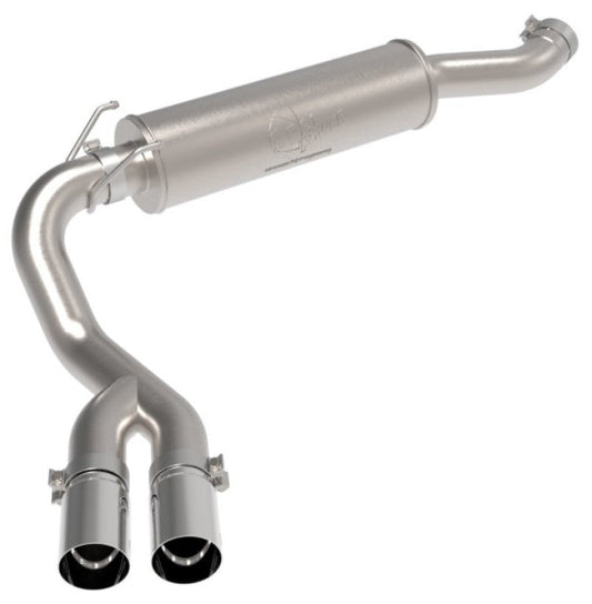 aFe POWER Rebel Series 3.5in SS Cat Back Exhaust w/Pol - 49-42082-P