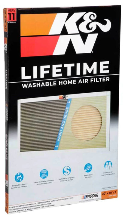 K&N HVAC Filter - 20 x 30 x 1 - HVC-12030