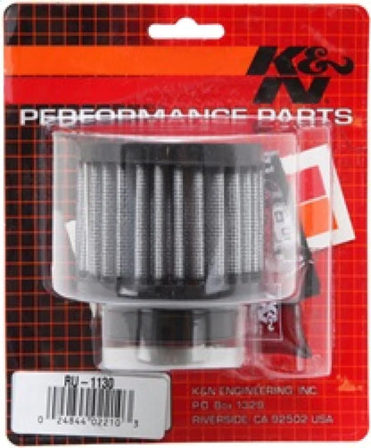 K&N Universal Clamp-On Air Filter 1-11/16in FLG / 3in OD - RU-1130