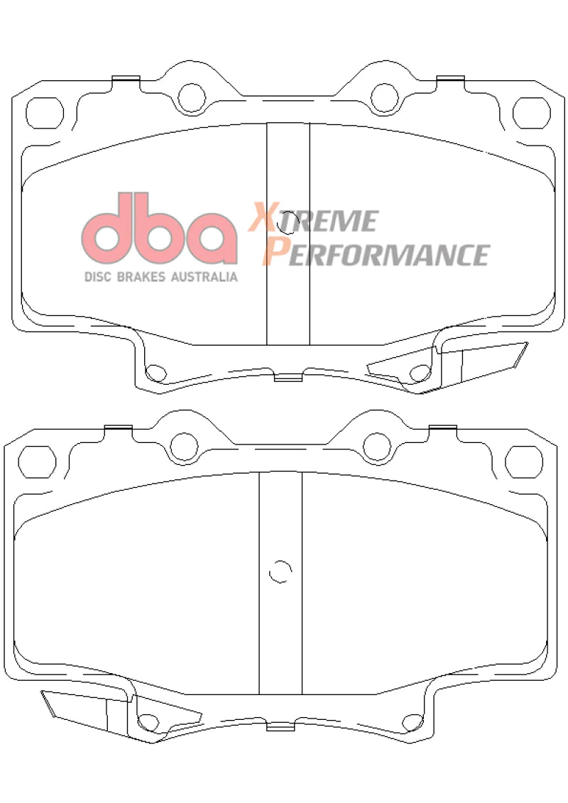 DBA 91-96 Toyota Land Cruiser XP650 Front Brake Pads - DB1199XP