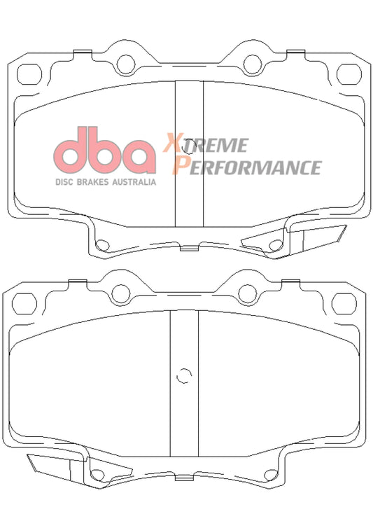 DBA 91-96 Toyota Land Cruiser XP650 Front Brake Pads - DB1199XP