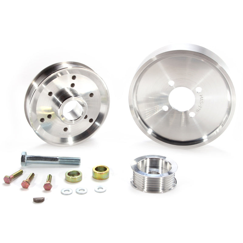 BBK 02-04 Mustang 4.6 GT Underdrive Pulley Kit - Lightweight - 1559-C-Dub Tech