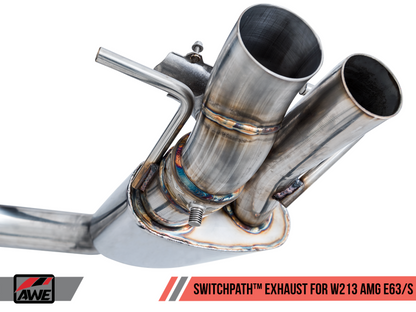 AWE Tuning Mercedes-Benz W213 AMG E63/S Sedan/Wagon SwitchPath Exhaust System - 3025-31046-C-Dub Tech