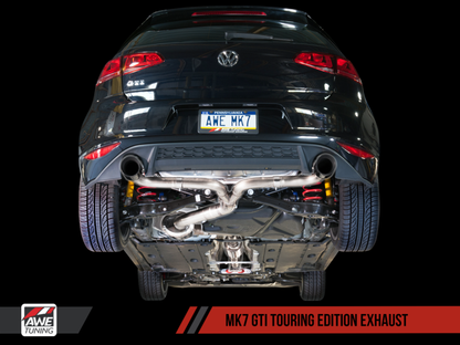 AWE Tuning VW MK7 GTI Track Edition Exhaust - Diamond - 3020-33024-C-Dub Tech