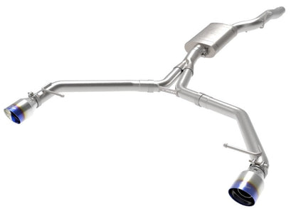 afe MACH Force-Xp 13-16 Audi Allroad L4 SS Axle-Back Exhaust - 49-36437-L