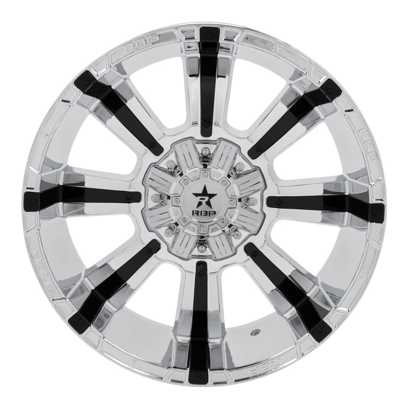 RBP 94R CHROME W/BLK INSERTS