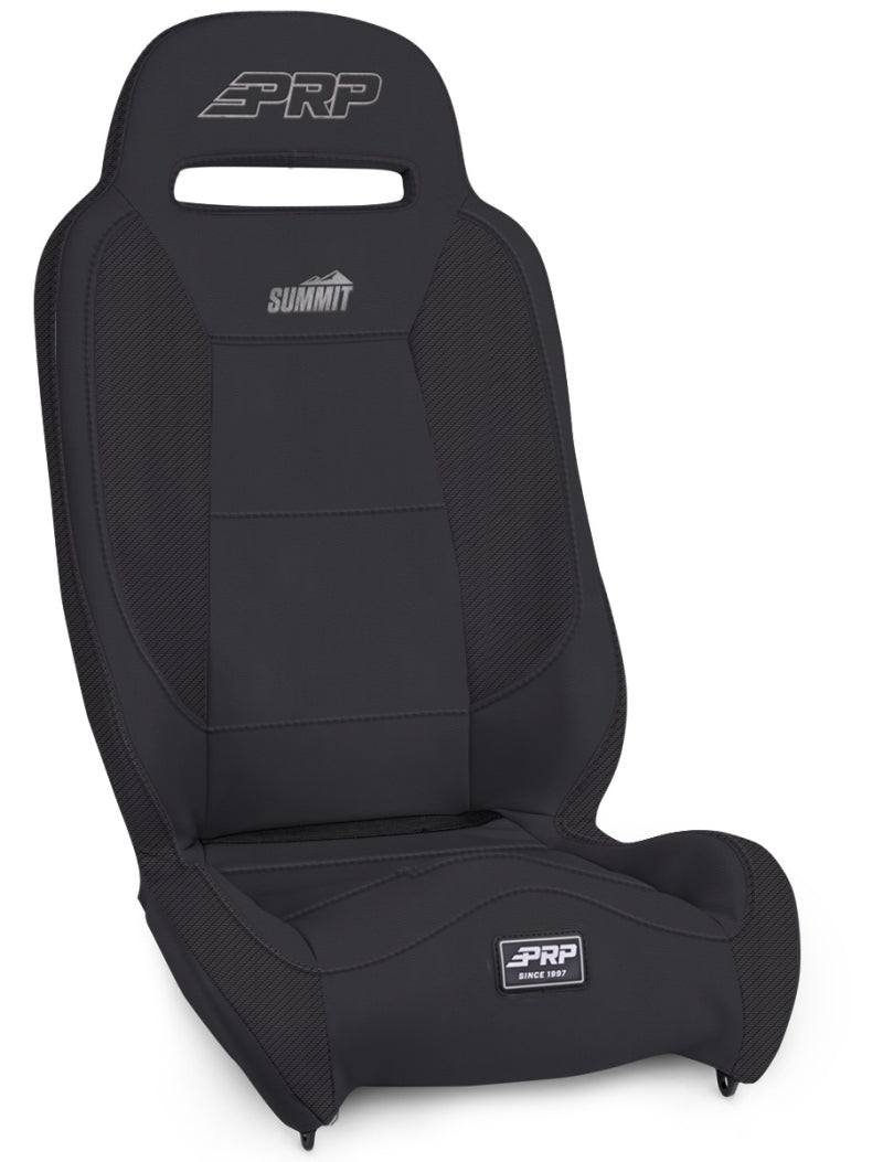 PRP Summit Suspension Seat- Black Vinyl - Black - A9301-201