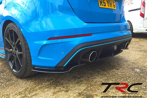 TRIPLE R COMPOSITES REAR SKIRTS/SPATS V2 -  FORD FOCUS RS 2016+