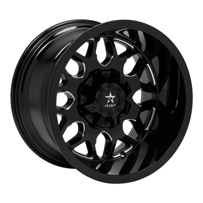 RBP 73R ATOMIC GLOSS BLK MACHINED GROOVES