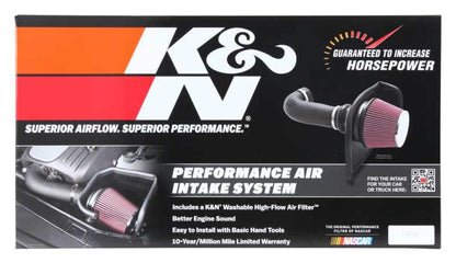 K&N 19-20 Jeep Cherokee L4-2.4L Performance Air Intake Kit - 77-1577KS