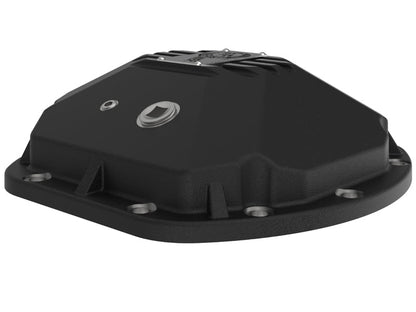 aFe Street Series Dana 30Front Differential Cover Black w/ Machined - 46-71130B-C-Dub Tech