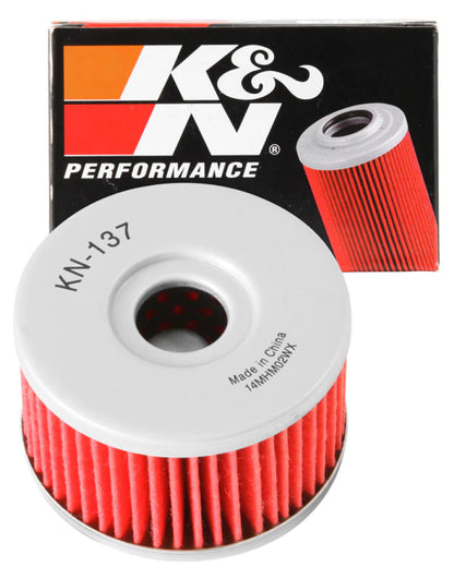 K&N Suzuki 2.375in OD x 1.469in H Oil Filter - KN-137