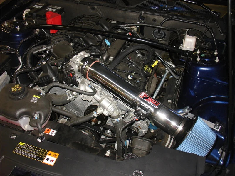 Injen 11-13 Ford Mustang V6 3.7L Polished Power-Flow Air Intake - PF9022P