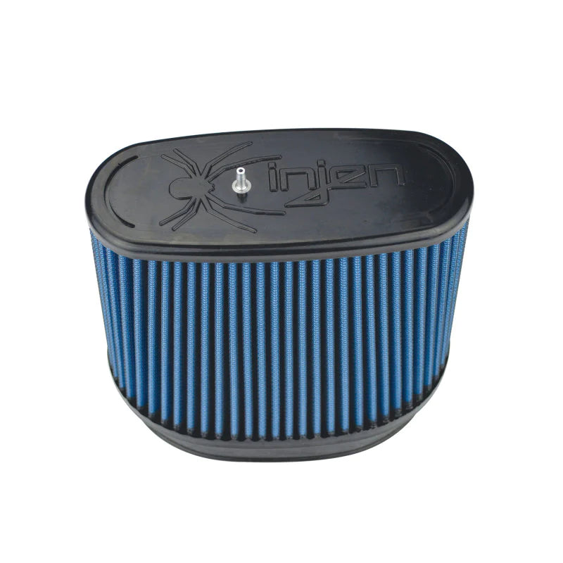 Injen NanoWeb Dry Air Filter 6.70x4.54 Oval neck/ 7.69 x - X-1083-BB