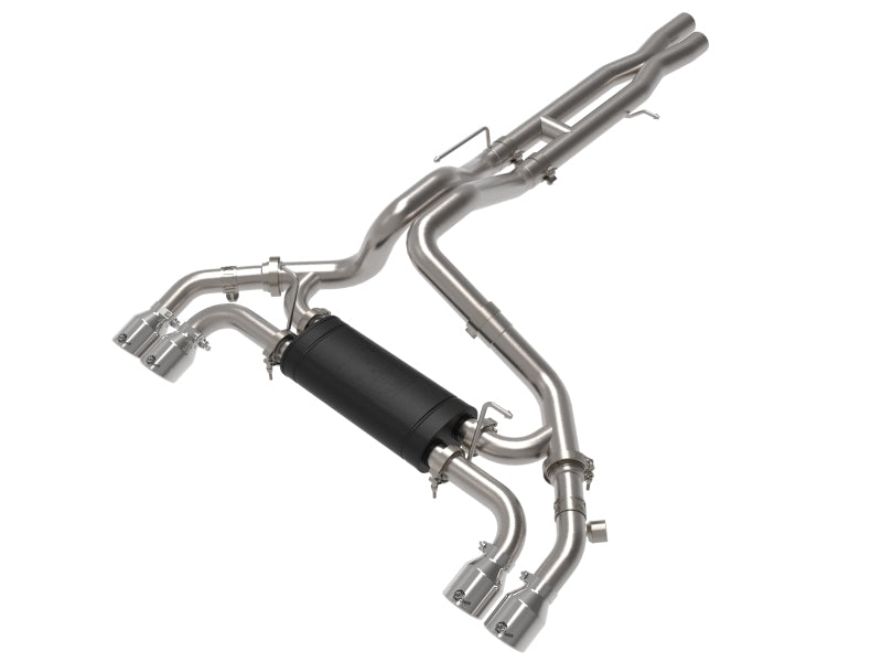 aFe Vulcan Series 2.5in 304SS Cat-Back Exhaust 2021+ Jeep Wrangler - 49-38098-P