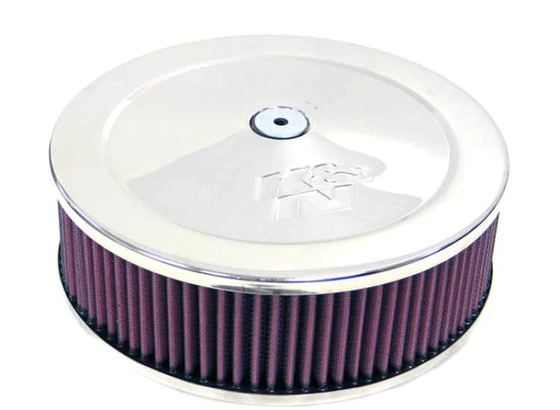 K&N Standard 9in Red Custom Air Cleaner Assembly - 60-1090