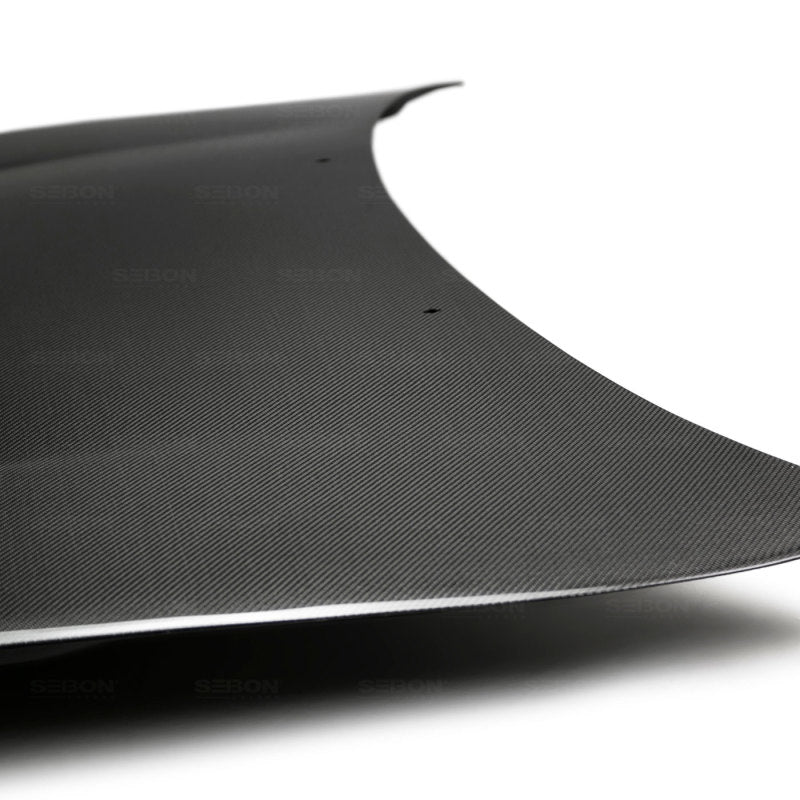 Seibon 93-98 Toyota Supra (JZA80L) TR Style Carbon Fiber Hood - HD9398TYSUP-TR