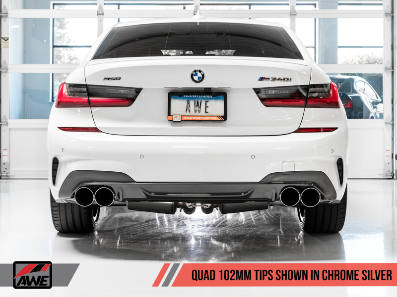 AWE Tuning 2019+ BMW M340i (G20) Non-Resonated Touring Edition Exhaust - 3015-42148-C-Dub Tech