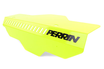 Perrin Subaru Neon Yellow Pulley Cover - PSP-ENG-150NY