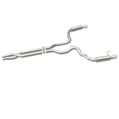 MagnaFlow Cat Back, SS, 3in, Competition, Dual Split Polished 4.5in - 19101