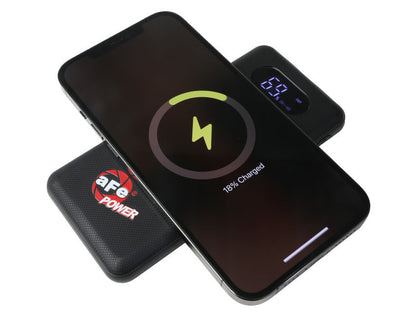 aFe Wireless 10,000 MAH Power Bank w/Digital Display - 40-10248