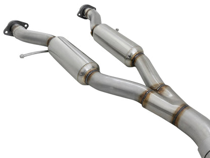 aFe Large Bore HD 3in 304 SS Cat-Back Exhaust w/ - 49-38078-P-C-Dub Tech