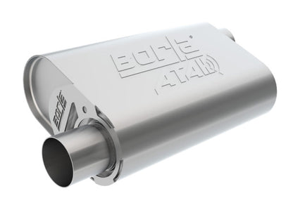 Borla CrateMuffler BB Mopar 383/413/426/440 ATAK 2.5in Offset/Offset 14inx4.35inx9in Oval - 400943