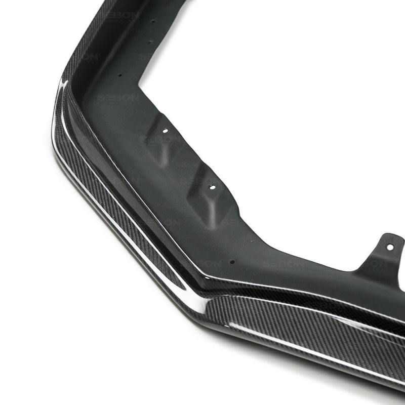 Seibon 2018 Subaru WRX / STi Carbon Fiber Front Lip - FL18SBIMP-MB3