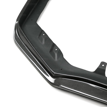 Seibon 2018 Subaru WRX / STi Carbon Fiber Front Lip - FL18SBIMP-MB3